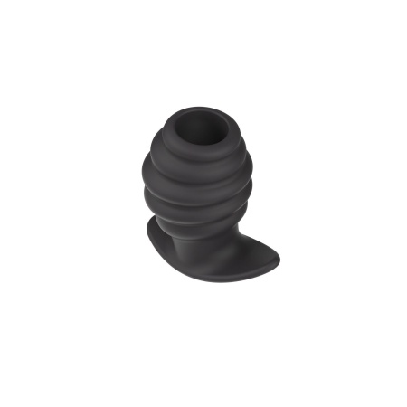 Tunel analny Intruder Open Plug M z otwartym kanałem – 7,6 cm - 3