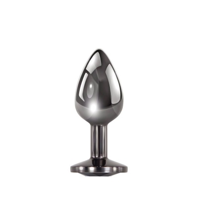 BLACK GEM ANAL PLUG SMALL - 1 2