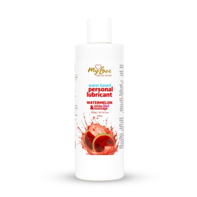 Lubrykant wodny Aroma Series Intim&Massage 2in1 Watermelon 300 ml - 1