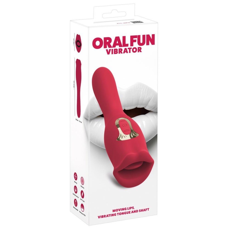 Oral Fun Vibrator L Moving Lip - 1