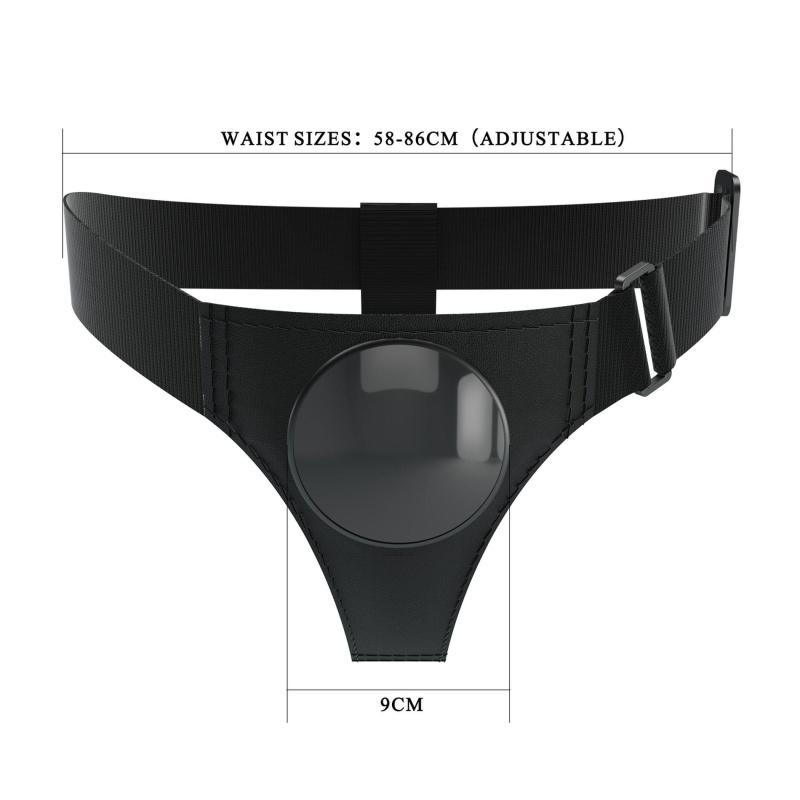 Majtki z uprzężą Bobby z elastycznym O-ringiem, obwód talii 58-86 cm - 6