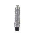 Wibrator Chubby Beau-Silver - wielopunktowa regulacja prędkości wibracji, długość 21,5 cm, średnica 4,9 cm, PVC - 4