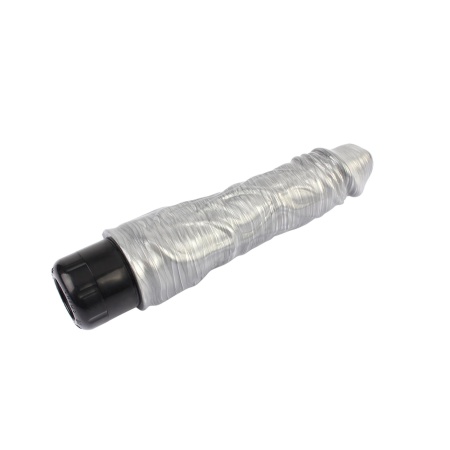 Wibrator Chubby Beau-Silver - wielopunktowa regulacja prędkości wibracji, długość 21,5 cm, średnica 4,9 cm, PVC - 5