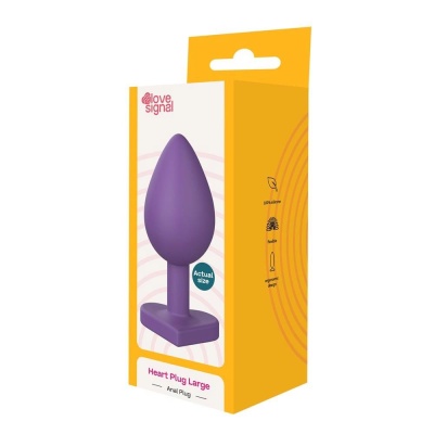 LOVE SIGNAL HEART PLUG LARGE - 1