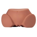 Masturbator torsu 360° Banger Tan z dwoma kanałami penetracyjnymi (12,7 cm), obrotową konstrukcją 360° i wymiarami 22,4 × 32,5 × - 7