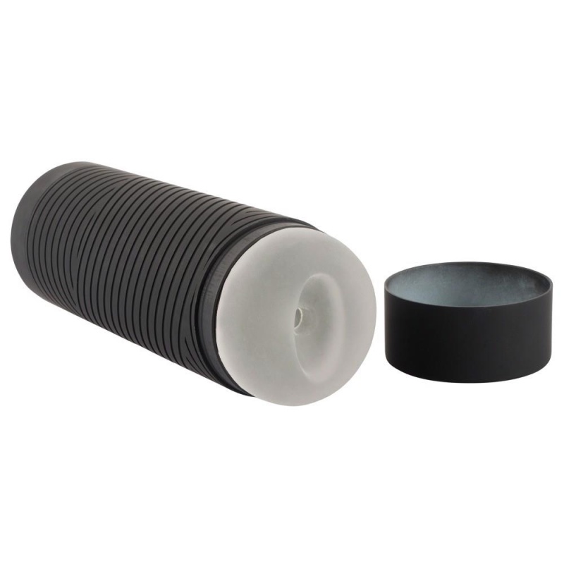 Pussy to Go Mystic clear — przezroczysty masturbator z kanałem TPE w obudowie ABS, długość 23,5 cm - 2