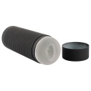 Pussy to Go Mystic clear — przezroczysty masturbator z kanałem TPE w obudowie ABS, długość 23,5 cm - 2