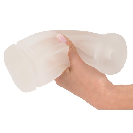 Pussy to Go Mystic clear — przezroczysty masturbator z kanałem TPE w obudowie ABS, długość 23,5 cm - 8