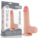 Dildo realistyczne Sliding Skin Dual Layer 19 cm, cielisty - 1