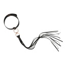 Rosy Gold - Collar with Flogger - Black - 3