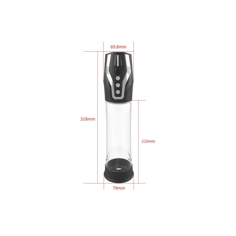 Pompka- PASSION PUMP, PREMIUM RECHARGEABLE AUTOMATIC WATERPROOF PUMP, Voice control - 12