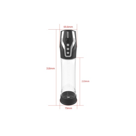 Pompka- PASSION PUMP, PREMIUM RECHARGEABLE AUTOMATIC WATERPROOF PUMP, Voice control - 12