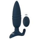 ANOS RC Thrusting Butt Plug z wibracją - silikonowy stymulator analny, śr. 2-4,1 cm, długość 16,8 cm - 2