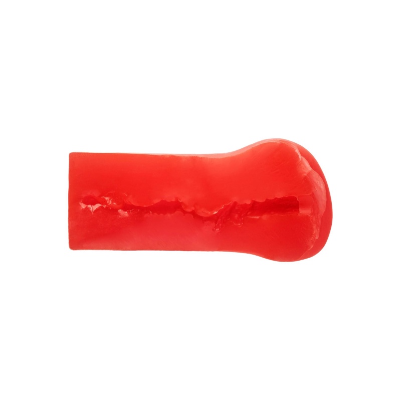 Masturbator The She Devil 14 cm z zamkniętym końcem i teksturowanym kanałem - 5