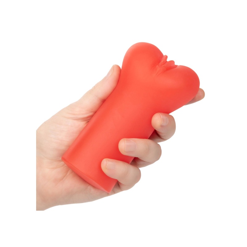 Masturbator The She Devil 14 cm z zamkniętym końcem i teksturowanym kanałem - 6