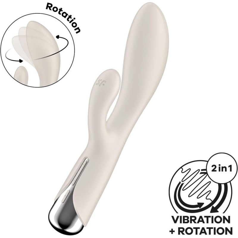 Satisfyer Spinning Rabbit 1 Beige - 2