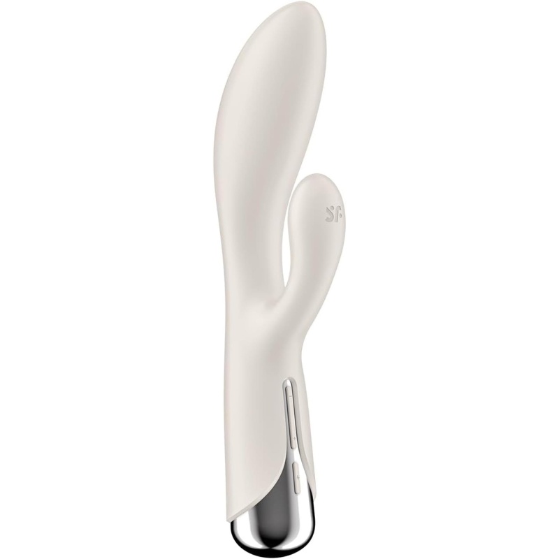 Wibrator królik Spinning Rabbit 1 z rotacją punktu G i wibracją łechtaczki, 3 silniki, długość całkowita 20 cm, część wkładana 1 - 8