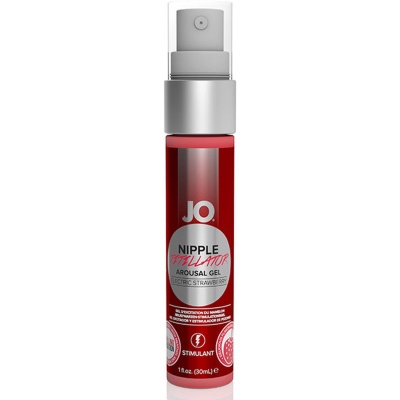 JO Nipple Titillator Żel stymulujący sutki Truskawka 30 ml - 1