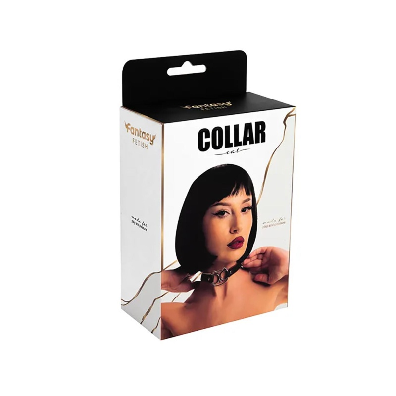 Adjustable collar with cat face. - 5