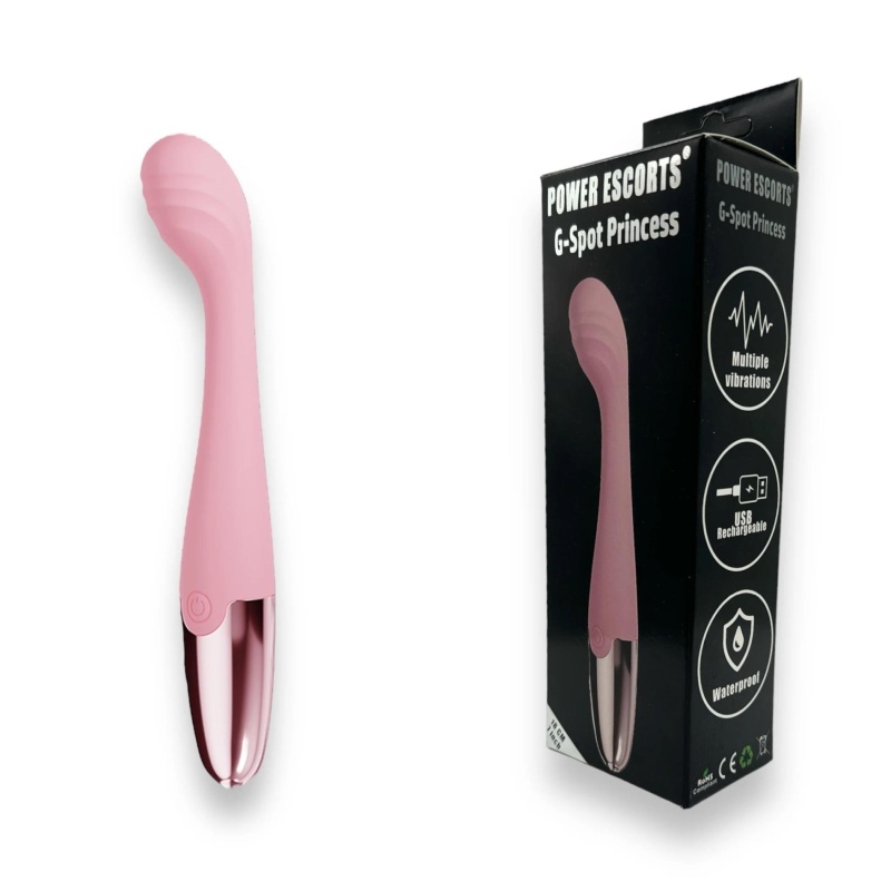 Wibrator G-Spot Princess 18 cm różowy - 3