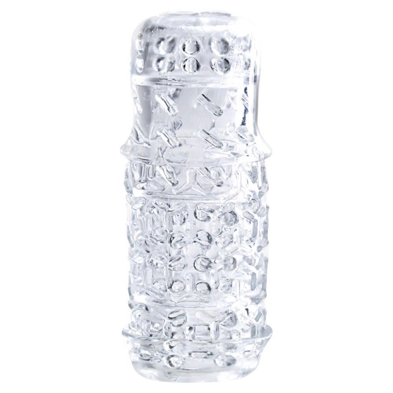 Rękaw do masturbatora TrueGrip Gen 2 - teksturowana, rozciągliwa wkładka TPE 13-14 cm, średnica wewnętrzna 2,1 cm - 1