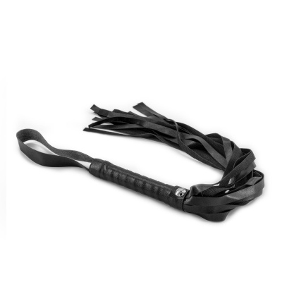 Pejcz BDSM Floggy Nine Tails Czarny 58 cm - 1 2