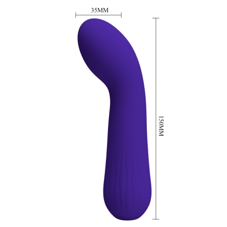 Wibrator punktu G Faun - akumulatorowy, 12 funkcji wibracji, 19 cm - 10