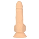 Dildo z napędem pchnięć NA 6.5 RC Vanilla - silikon platynowy, pilot bezprzewodowy, 16,5 cm - 3