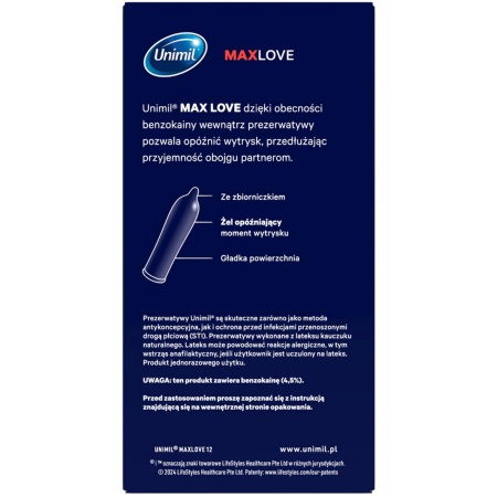 UNIMIL BOX 12 MAX LOVE TIME CONTROL - 3