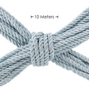 Polyester Bondage Rope - 32.8 ft / 10 m - Powder Blue - 2
