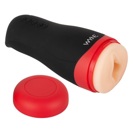 Masturbator WYNE 01 z podgrzewaniem do 42°C, wibracjami i ssaniem, długość 26,5 cm - 2