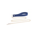 Silicone Collar and Leash Blue - 7