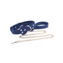Silicone Collar and Leash Blue - 12