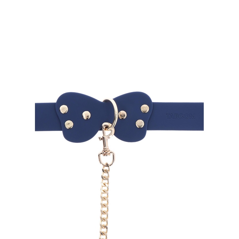 Silicone Collar and Leash Blue - 13