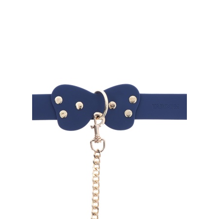 Silicone Collar and Leash Blue - 13