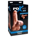 PDX Male Reach Around Stroker – dwufunkcyjny masturbator męski z TPE o długości całkowitej 24,1 cm - 1