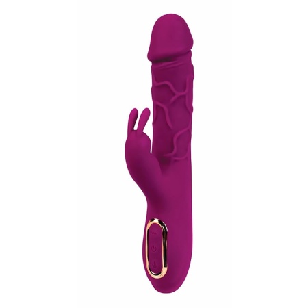 Wibrator króliczek Fantasy z funkcją grzania do 40°C i 10 trybami wibracji, 22,5 cm - 1