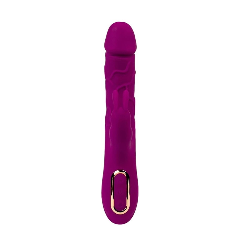 Wibrator króliczek Fantasy z funkcją grzania do 40°C i 10 trybami wibracji, 22,5 cm - 4