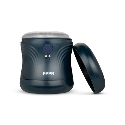 FPPR. - 2 Sided Vibrating Masturbator Blue - 1 2
