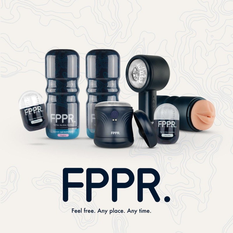 FPPR. - 2 Sided Vibrating Masturbator Blue - 9