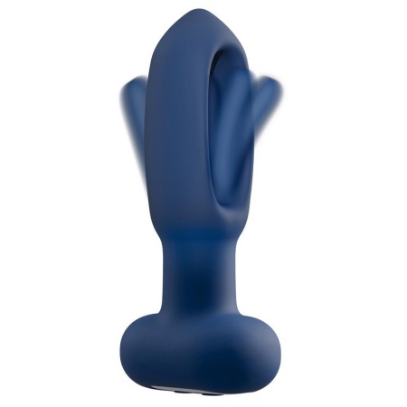 Korek analny ANOS Flickering Tongue z trzepoczącym języczkiem, 10 trybami wibracji i insertem o długości 11 cm - 3