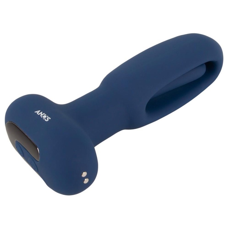 Korek analny ANOS Flickering Tongue z trzepoczącym języczkiem, 10 trybami wibracji i insertem o długości 11 cm - 5