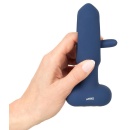 Korek analny ANOS Flickering Tongue z trzepoczącym języczkiem, 10 trybami wibracji i insertem o długości 11 cm - 8