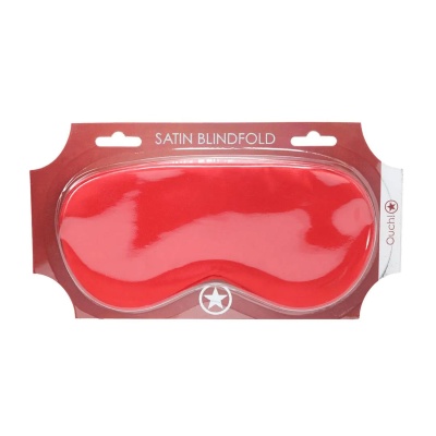 Satin Mask - Red - 1 2