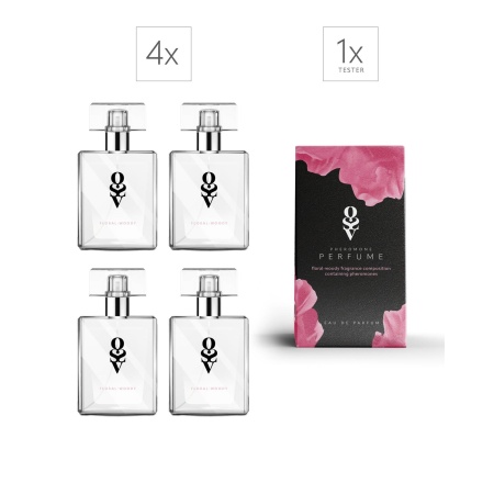 Zestaw Tester + 4 Perfumy Floral-woody 30 ml - 1