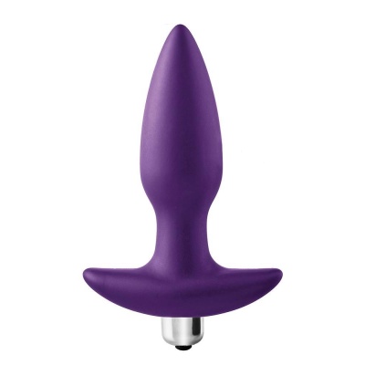 FLIRTS 10 FUNCTIONS VIBRATING PLUG PURPLE - 1 2