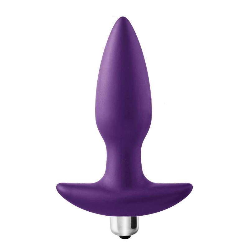 FLIRTS 10 FUNCTIONS VIBRATING PLUG PURPLE - 2