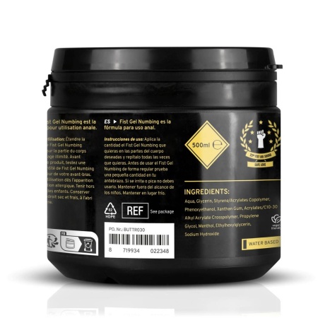 BUTTR - Fisting Gel Numbing - 500 ml - 6