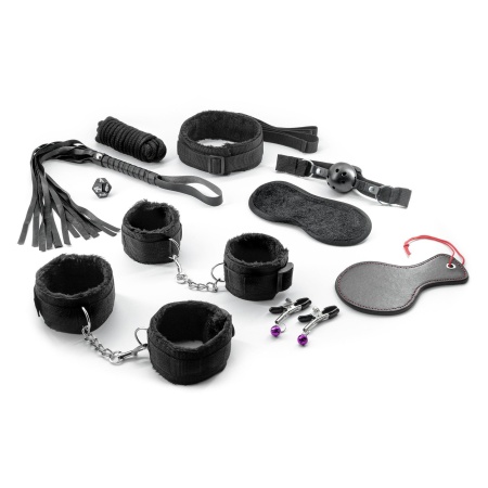 Zestaw do bondage Master & Commander 11-elementowy czarny - 1