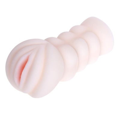 Męski masturbator Tighten Shrink z żebrowanym kanałem, 15,5 x 7,2 cm - 1